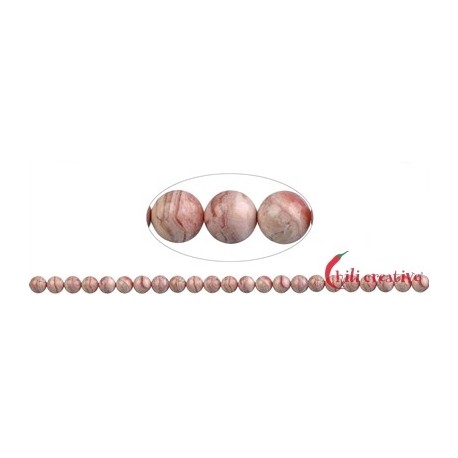 Strang Kugel Rhodochrosit 8 mm