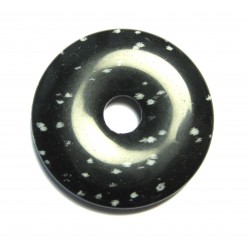 Donut Obsidian Schneeflocke 40 mm