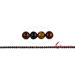 Strang Kugel Pietersit-Quarz 4 mm