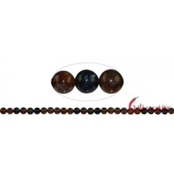 Strang Kugel Pietersit-Quarz 7 mm