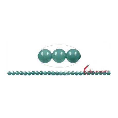 Strang Kugel Amazonit hell A 8 mm