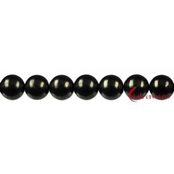 Strang Kugel Schungit (Steinkohle) (stab.) 10 mm