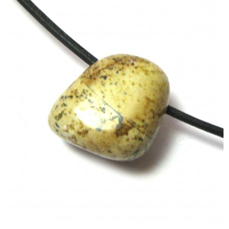 Trommelstein gebohrt Marmor Landschafts-