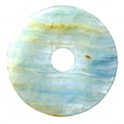 Donut Aragonit-Calcit blau 40 mm