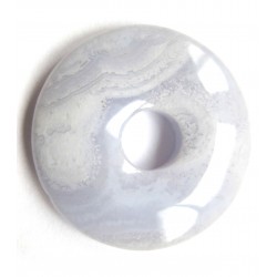 Donut Chalcedon blau 40 mm