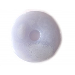 Donut Chalcedon hellblau 30 mm